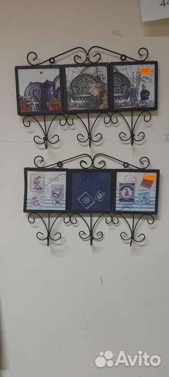 Крючки металлические с керамическими вставками