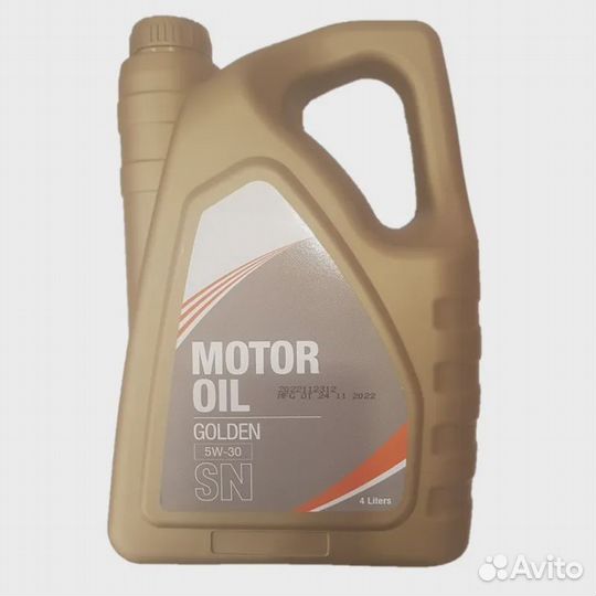 Масло Motor oil Golden 5w30 4л