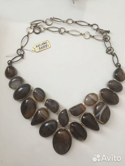 Комплект с агатами