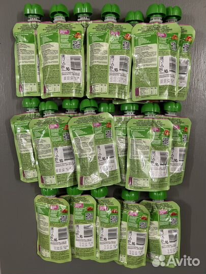 Детское фруктовое пюре. 20 штук