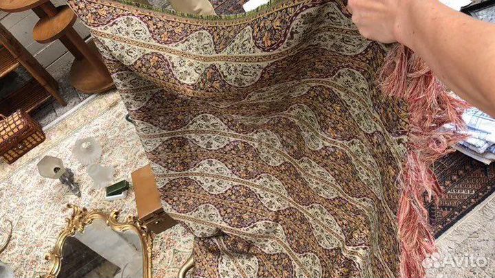 Гобелен. Ковёр. Шёлк. Антиквариат. Винтаж