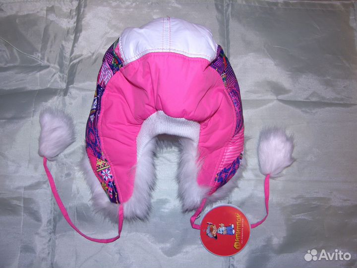 Новая р56 57 58 Филиппок шапка зима H&M шлем флис