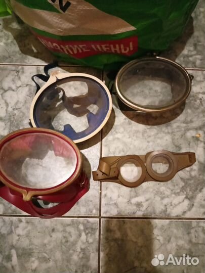 Мп3 плеер Finis+маски и очки для плавания СССР