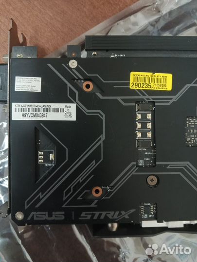 Видеокарта Asus strix gtx 1050 ti
