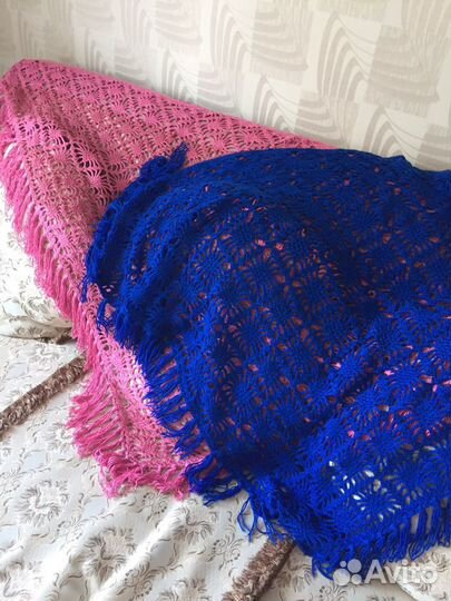 Платок шаль ручная работа