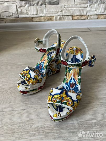 Туфли на платформе dolce gabbana летние