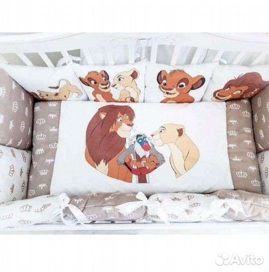 Бортики в кроватку новые