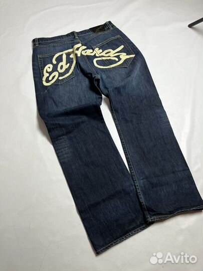Джинсы Ed Hardy vintage rap y2k