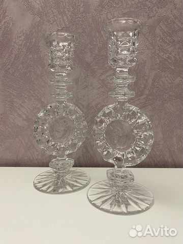 Подсвечники хрусталь СССР