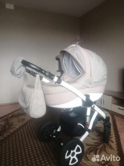 Коляска adamex 3 в 1 бу