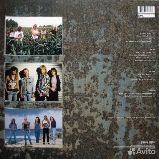 Виниловая пластинка DEF leppard - Retro Active (2В