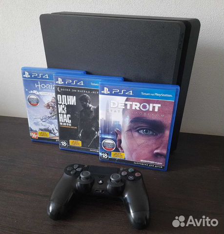 Sony Playstation 4 Slim с играми