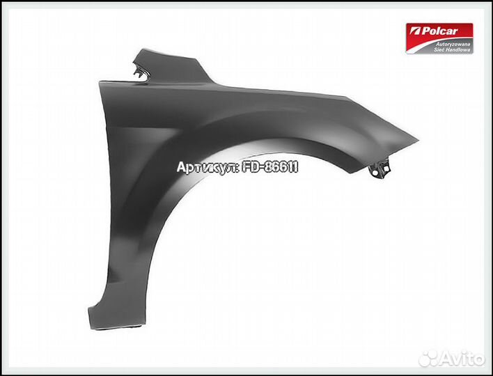 Крыло переднее правое форд Focus 2 поколение