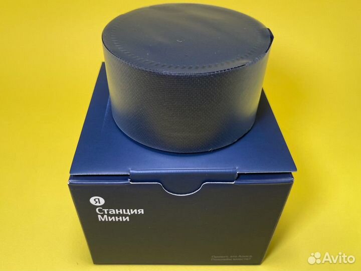 Умная колонка Яндекс.Станция Мини Плюс синяя с час