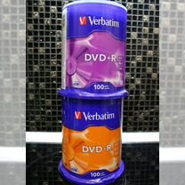 DVD диски чистые verbatim DVD+R DVD-R