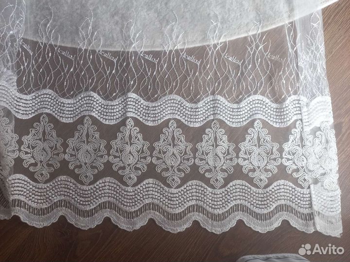 Тюль с вышивкой Турция