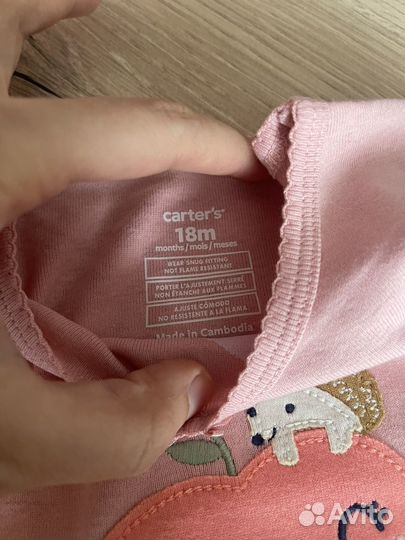 Новый Набор из двух пижам Carters 18 мес