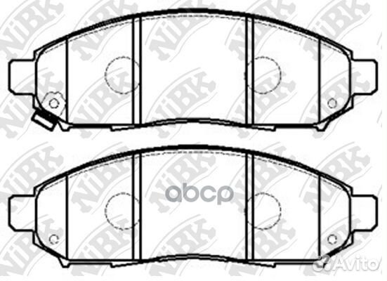 Колодки торм.пер. nissan Pathfinder/Serena 2.5