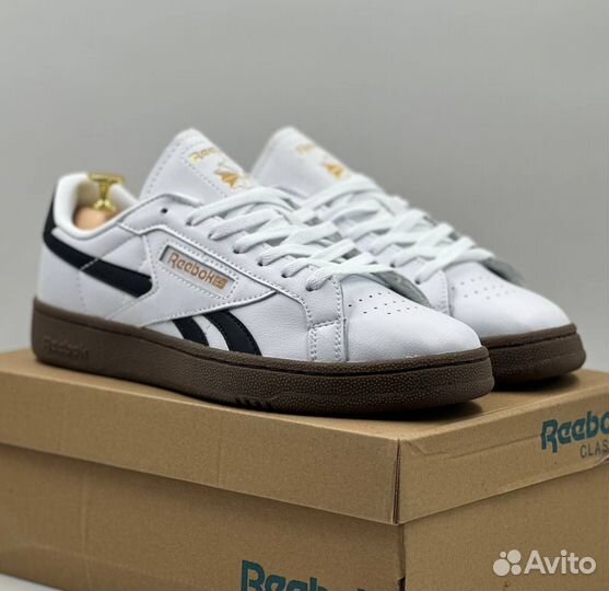 Кеды белые reebok classic