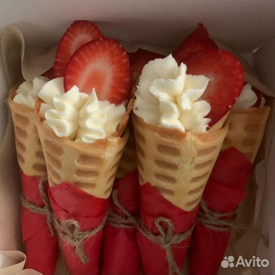 Вафельные трубочки, орешки