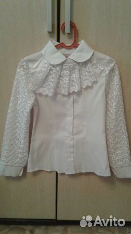 Блузка белая в школу
