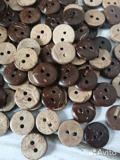 Пуговицы бамбуковые 11 мм