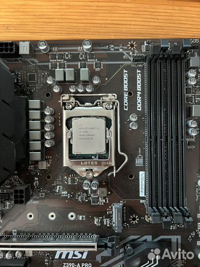 Процессор intel core i3 9100f