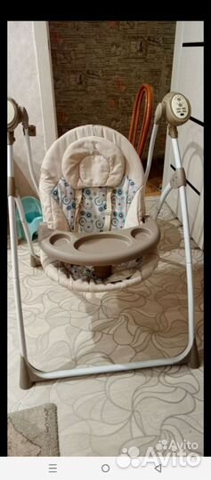 Электронные качели для новорожденных