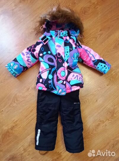 Зимний костюм для девочки 98 104