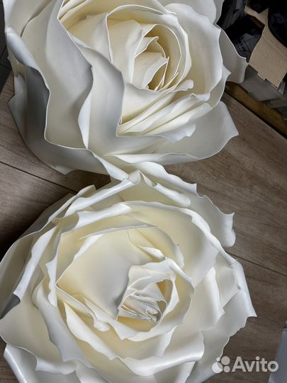 Цветы для фотосессии Большая роза (фоамиран)