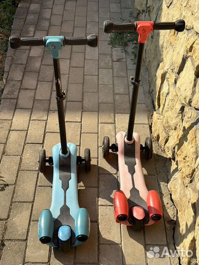 Самокат детский трехколесный бу