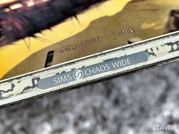 Сноуборд Sims для крупного ездока с ногой 46 р-ра