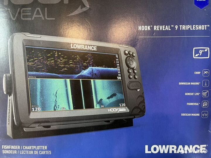 Эхолот Lowrance hook reveal 9 TripleShot