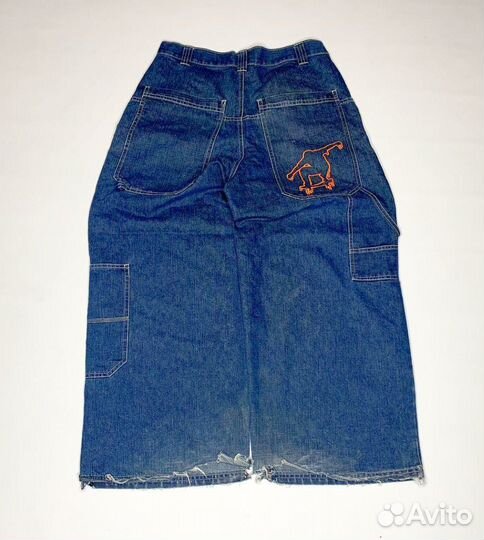 Джинсы широкие y2k jnco type, 3pm type