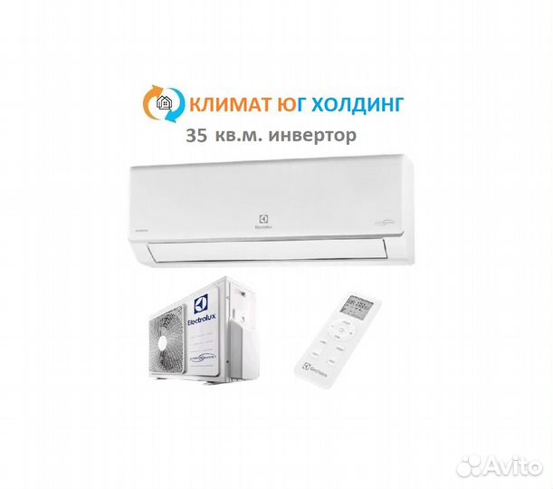 Кондиционер Electrolux на 35 кв.м. инвертор