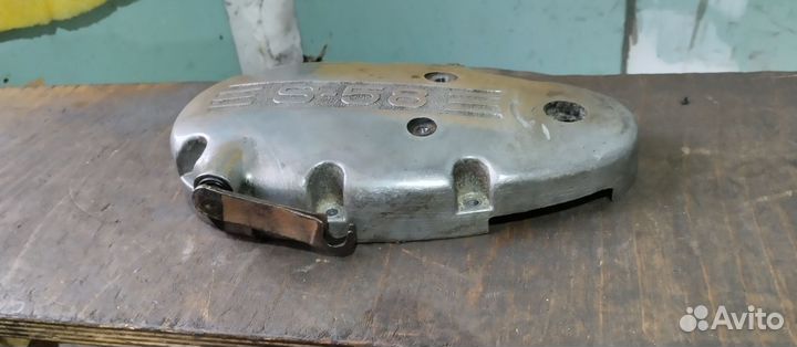 Левая крышка двигателя Ш 58 мопеда Рига