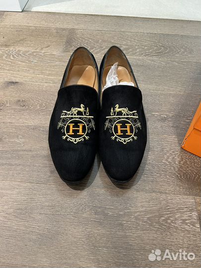 Лоферы hermes мужские