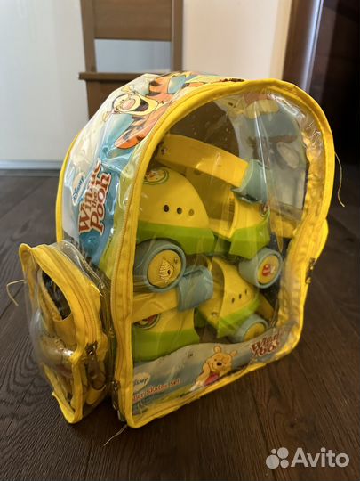 Ролики детские раздвижные четырехколесные