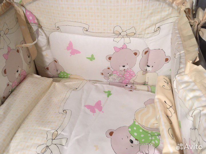 Бортики в детскую кроватку