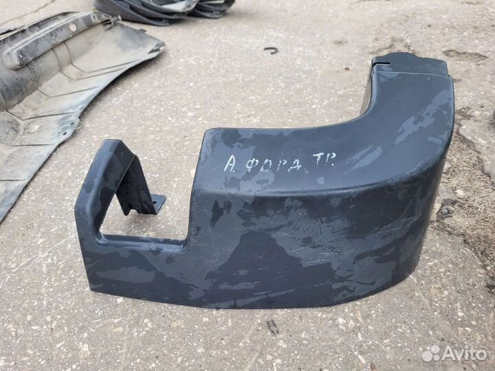 Накладка заднего бампера левая ford transit