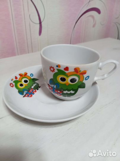 Чашка с блюдцем