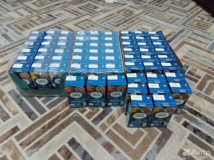 Детское питание каши соки