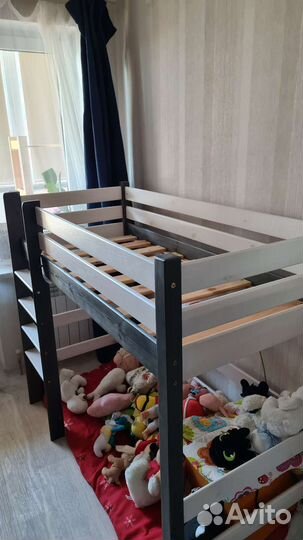 Кровать детская верхнеярусная Timberica