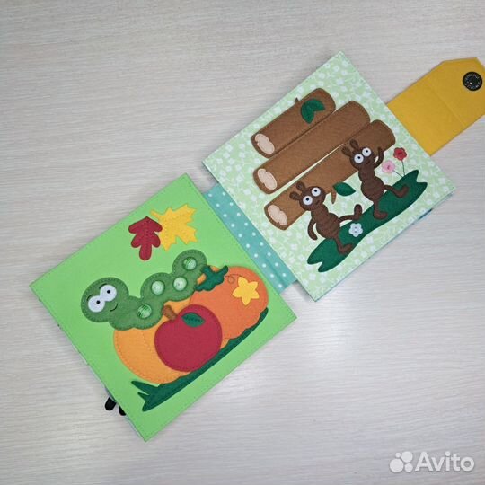 Книжка-игрушка ручной работы 