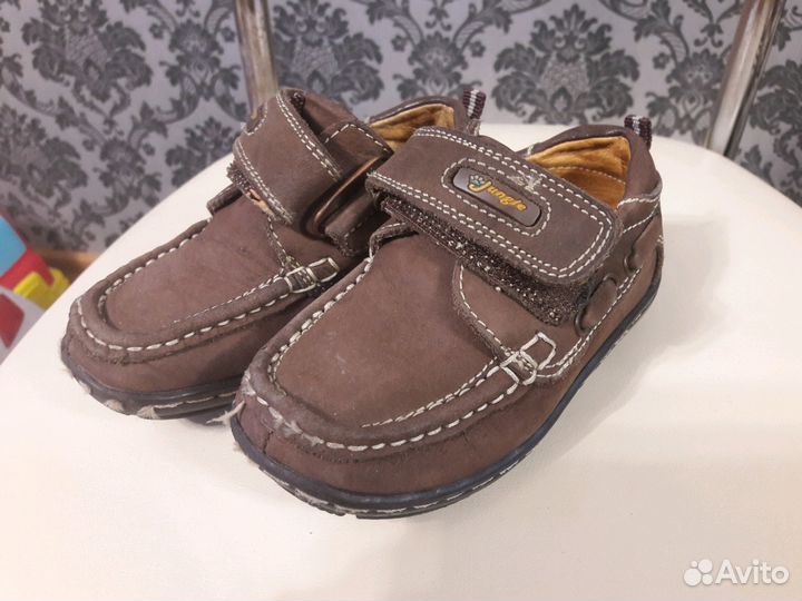 Мокасины детские 23 размер, кожа