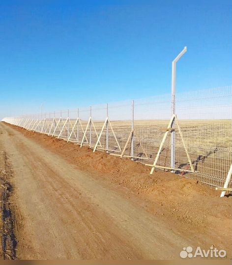 Забор из 3д сетки