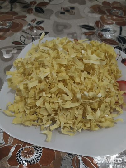 Равиоли домашние, лапша яичная домашняя