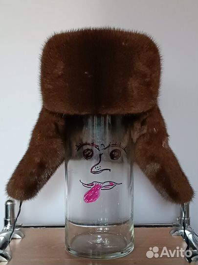 Шапка их меха норки-р.59-60