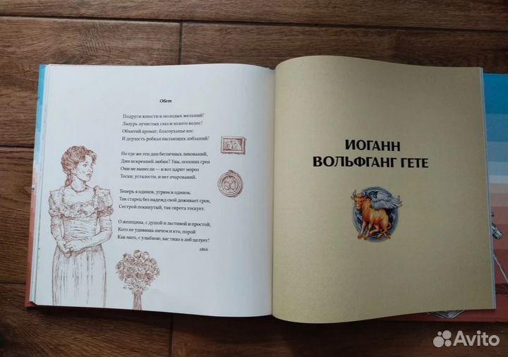 Поэзия. Подарочная книга. Гете. Ахматова