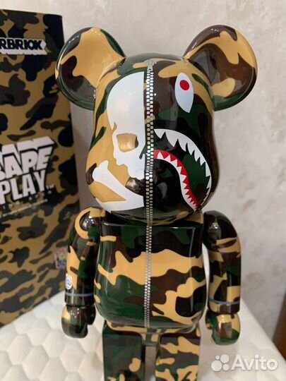 Игрушка Bearbrick 28см bape(камуфляж)